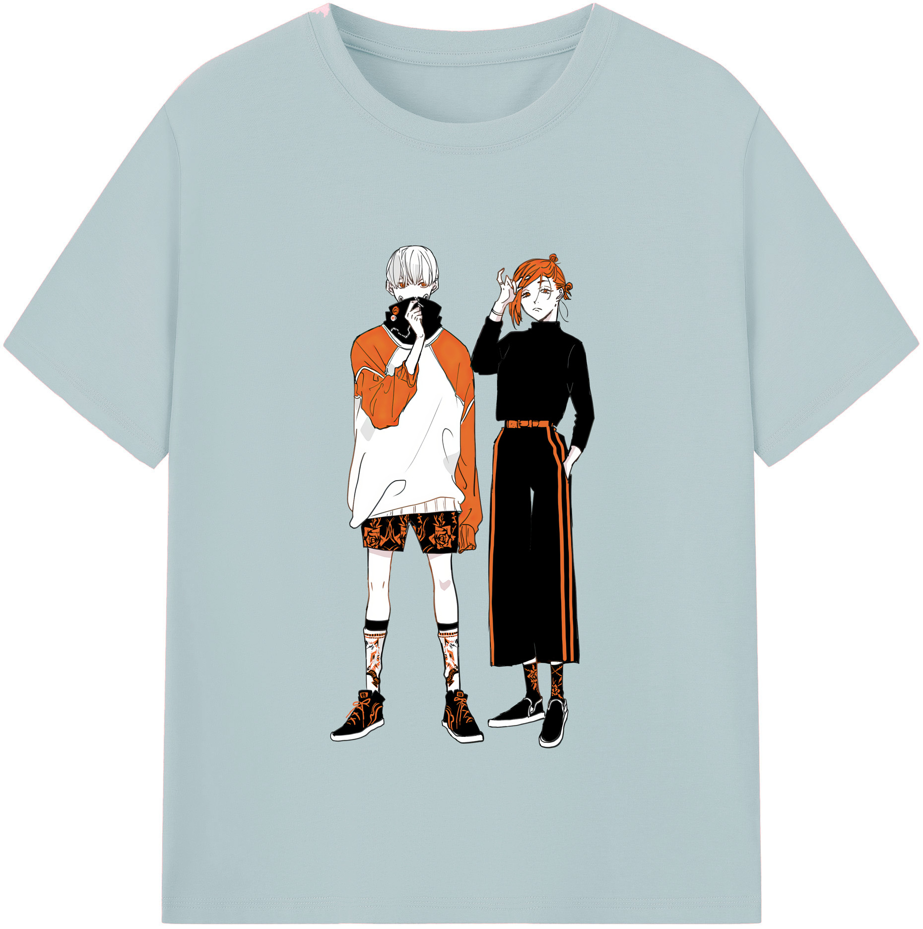 （画像用） 呪術廻戦 Jujutsu Kaisen 綿100％半袖Tシャツ（フロントプリント）